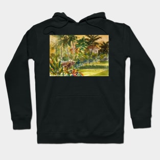 Dusk in Ubud, Bali Hoodie